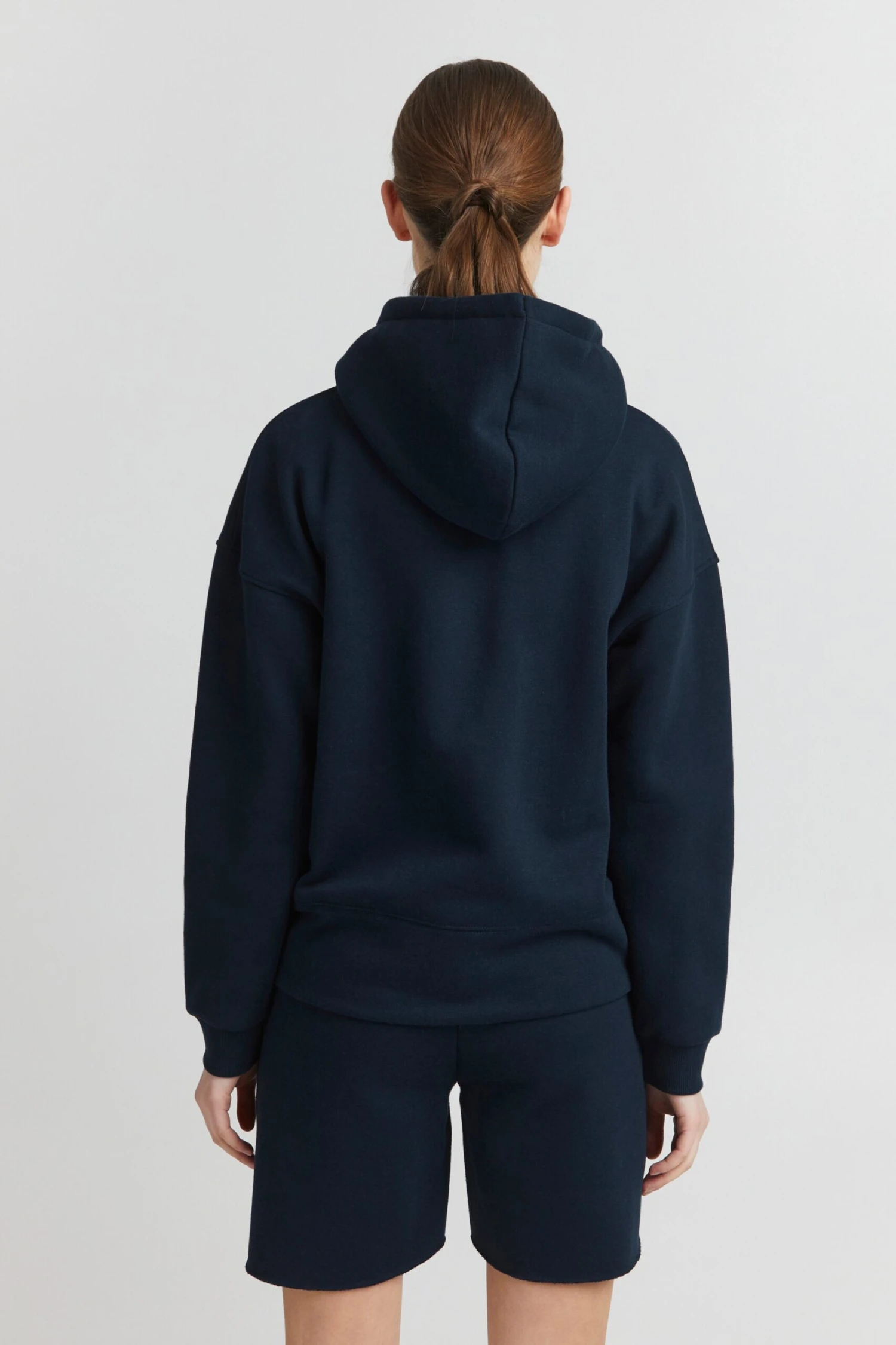 OXMO Sweatjacken Sweatjacke Frauen Navy – Bild 4