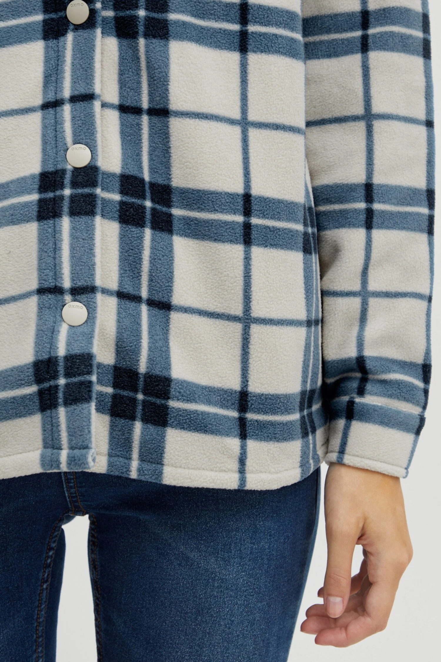 OXMO Übergangsjacken Übergangsjacke Chia Frauen Hellgrau – Bild 6