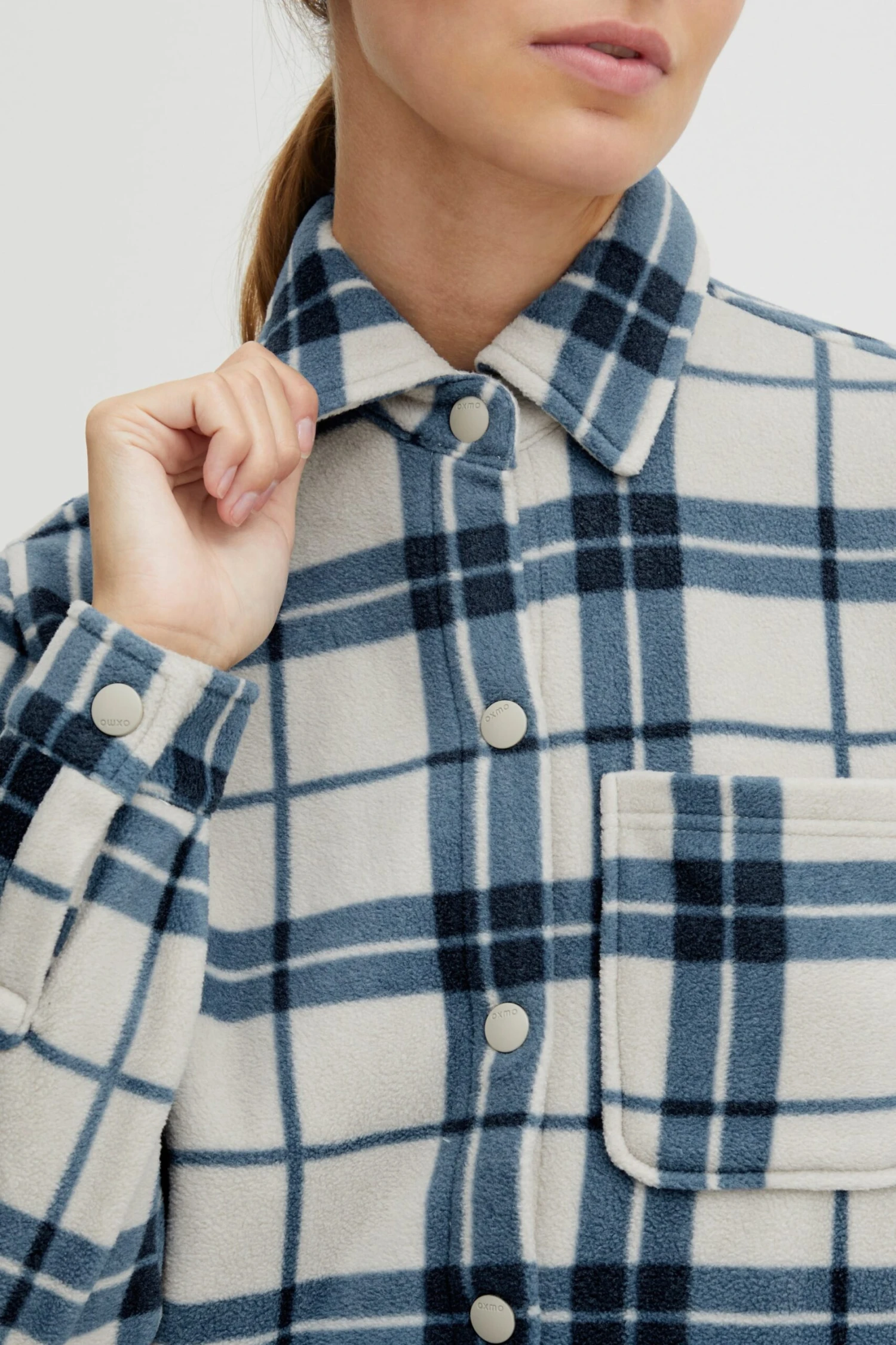 OXMO Übergangsjacken Übergangsjacke Chia Frauen Hellgrau – Bild 5