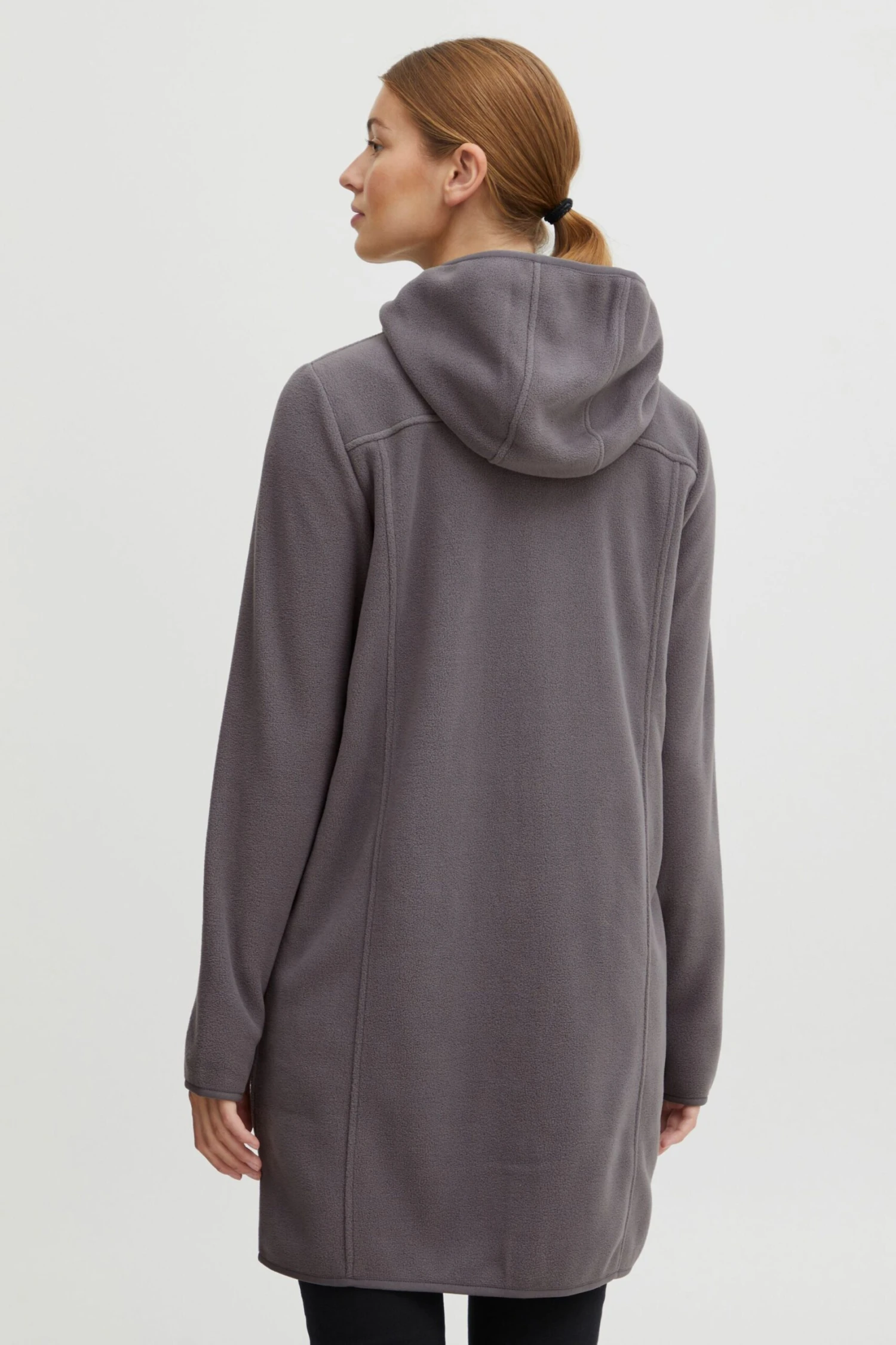 OXMO Übergangsjacken Fleecejacke Fine Frauen Grau – Bild 5