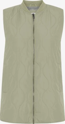 OXMO Westen Steppweste Svala Frauen Grün