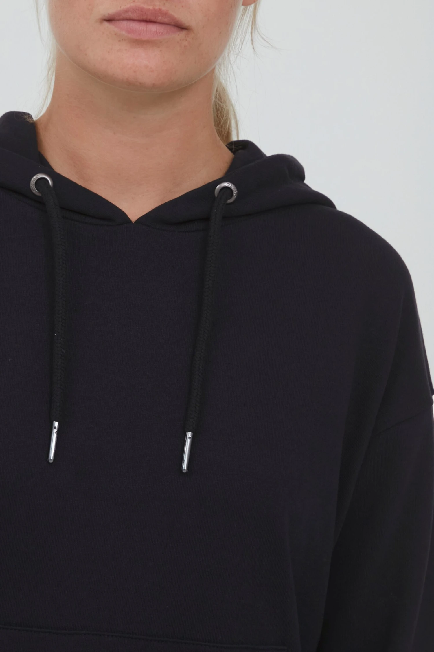 OXMO Pullover Kapuzenpullover Greta Frauen Schwarz – Bild 5