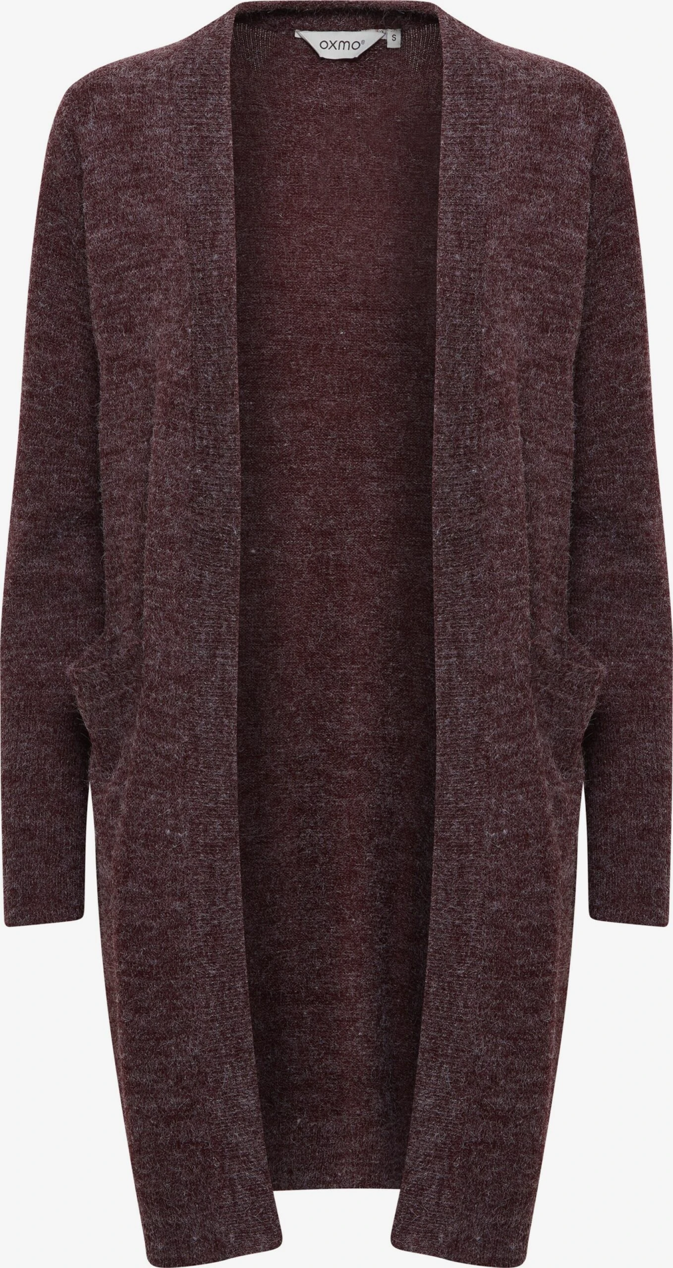 OXMO Strickjacken Strickjacke Neli Frauen Weinrot