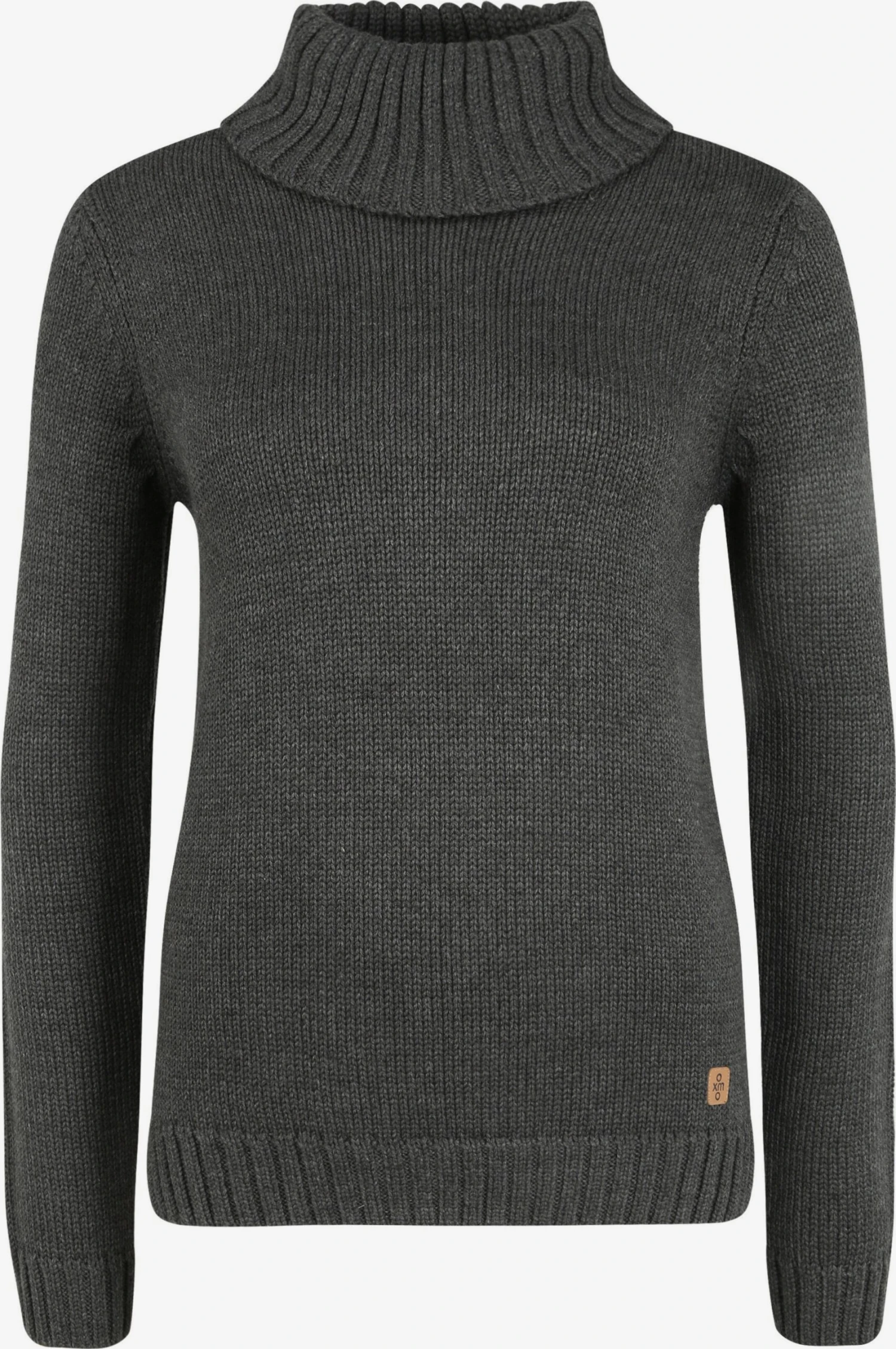 OXMO Pullover Rollkragenpullover OXPIA Frauen Grau