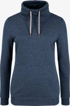 OXMO Feinstrickpullover Hoodie Vimpa Frauen Blau / Dunkelblau
