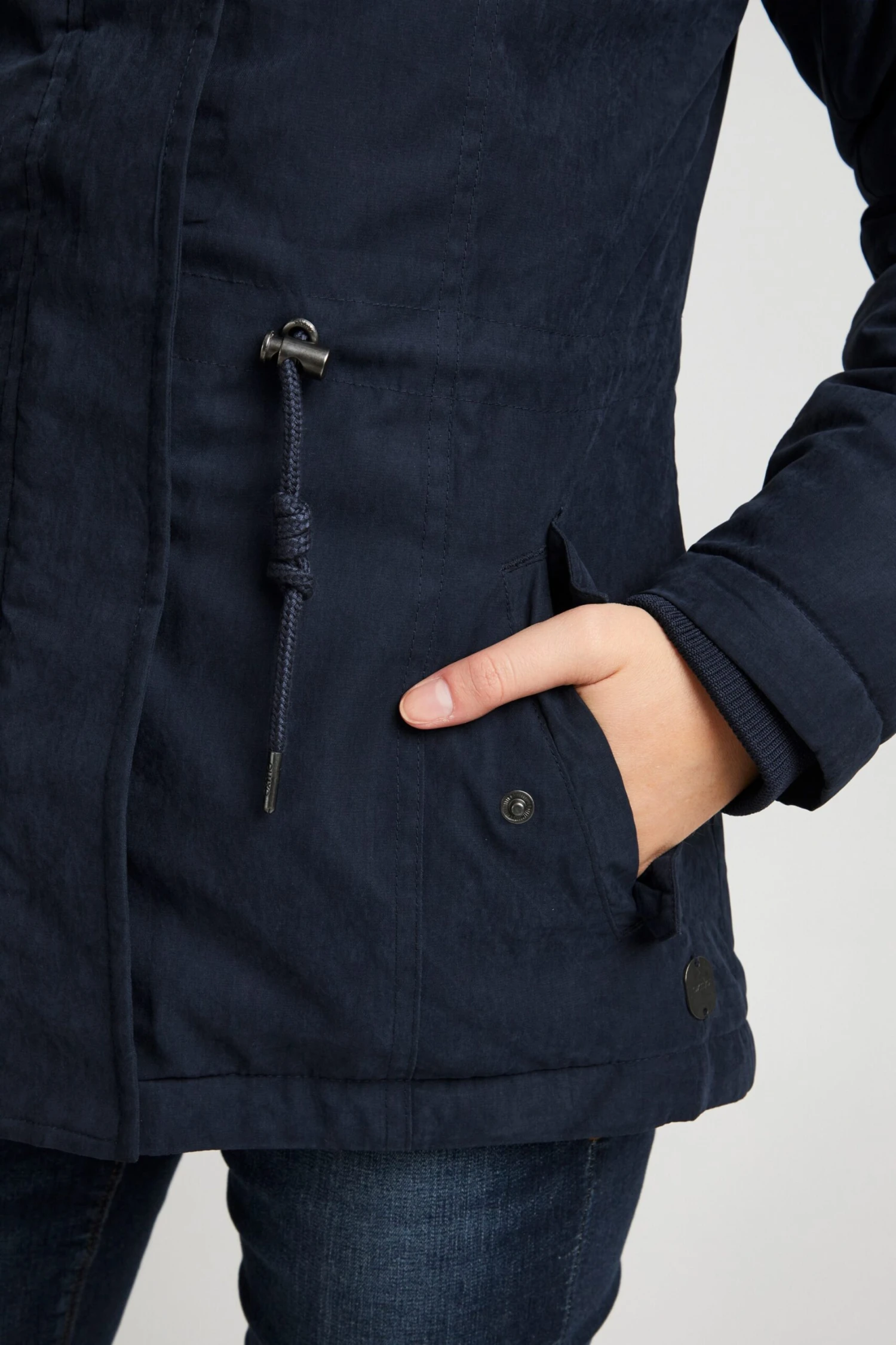 OXMO Winterjacken Winterjacke LONA Frauen Blaumeliert – Bild 6