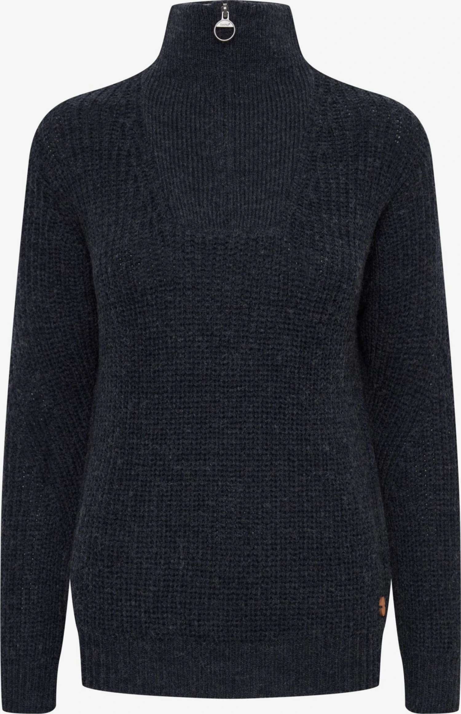 OXMO Rollkragenpullover Stricktroyer Nancy Frauen Dunkelblau