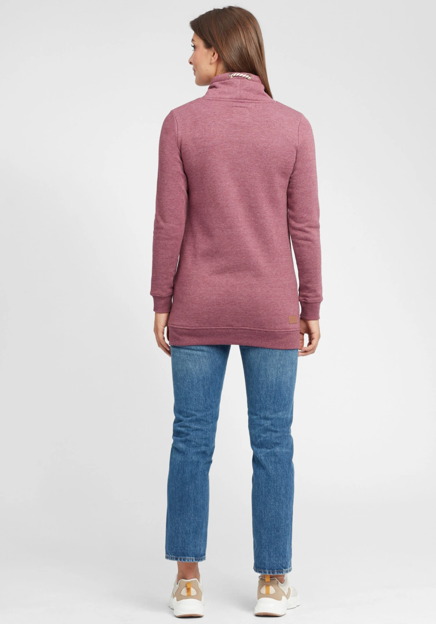 OXMO Longpullover Hoodie Vilma Frauen Rot – Bild 4