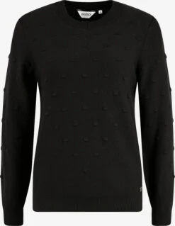 OXMO Feinstrickpullover Pullover Dotta Frauen Schwarz