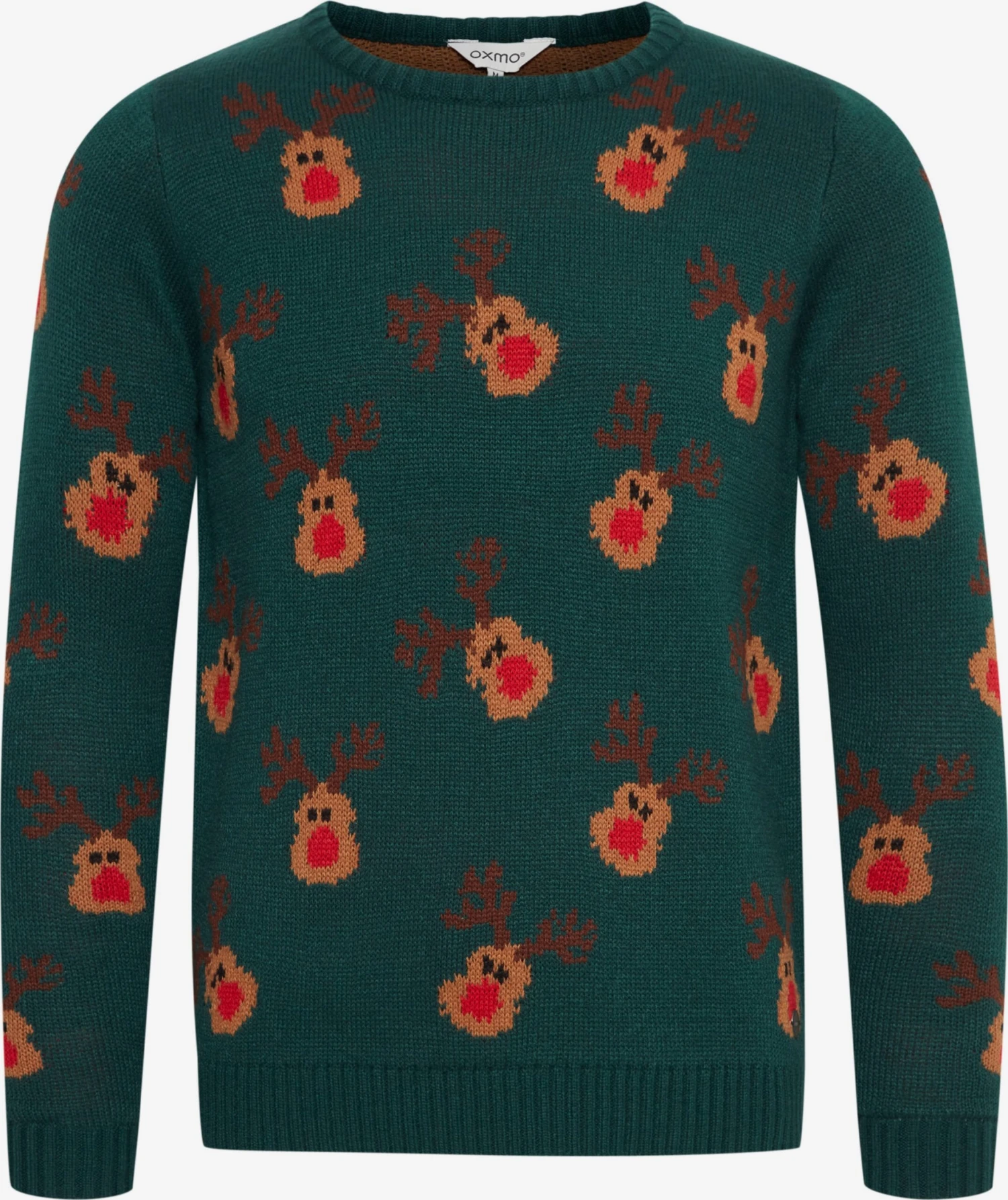 OXMO Pullover Strickpullover Christel Frauen Grün