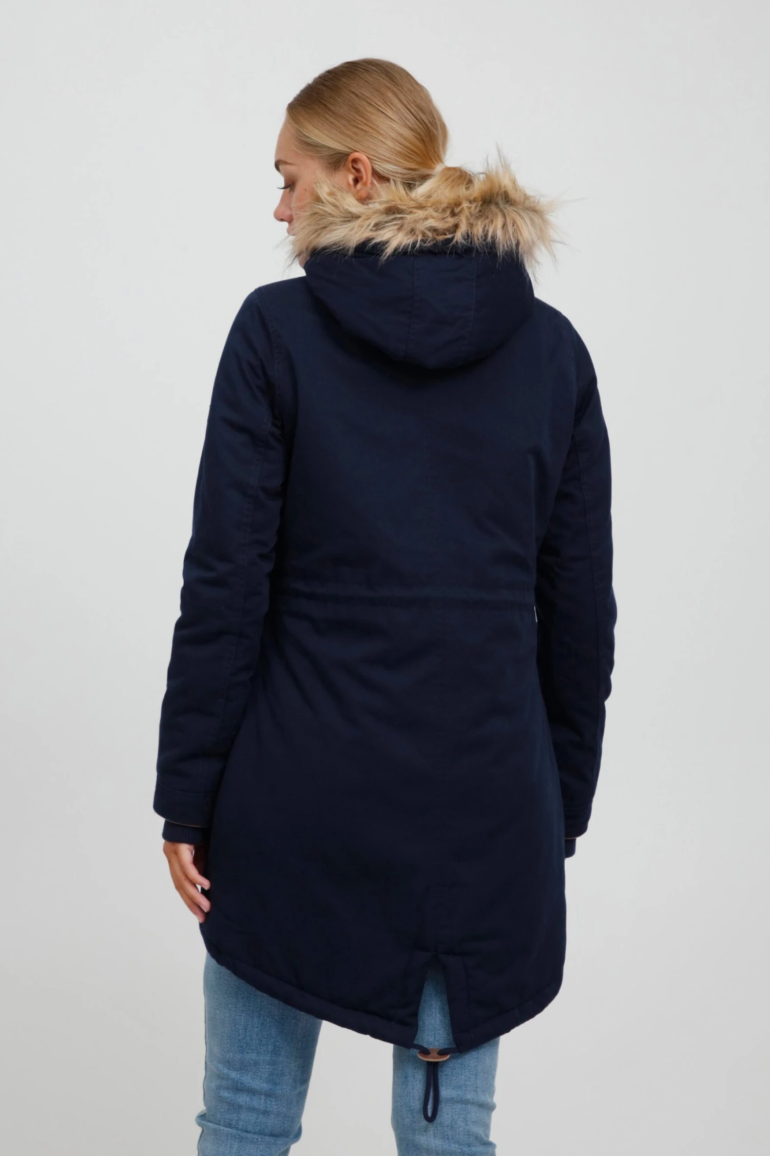 OXMO Jacken Parka ANNA Frauen Dunkelblau – Bild 4