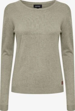 OXMO Pullover Strickpullover Edda Frauen Dunkelgrün