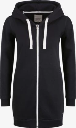 OXMO Sweatjacken Kapuzensweatjacke Olinda Frauen Schwarz