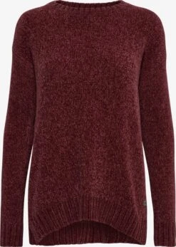 OXMO Basic Pullover Pullover Elvina Frauen Weinrot