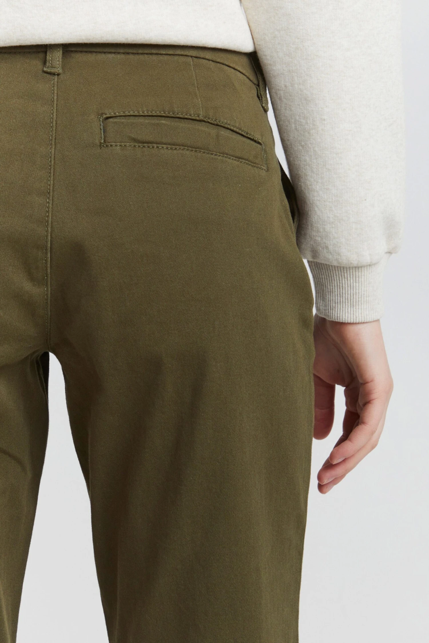 OXMO Chinos Regular Chinohose Pilar Frauen Khaki / Oliv – Bild 6