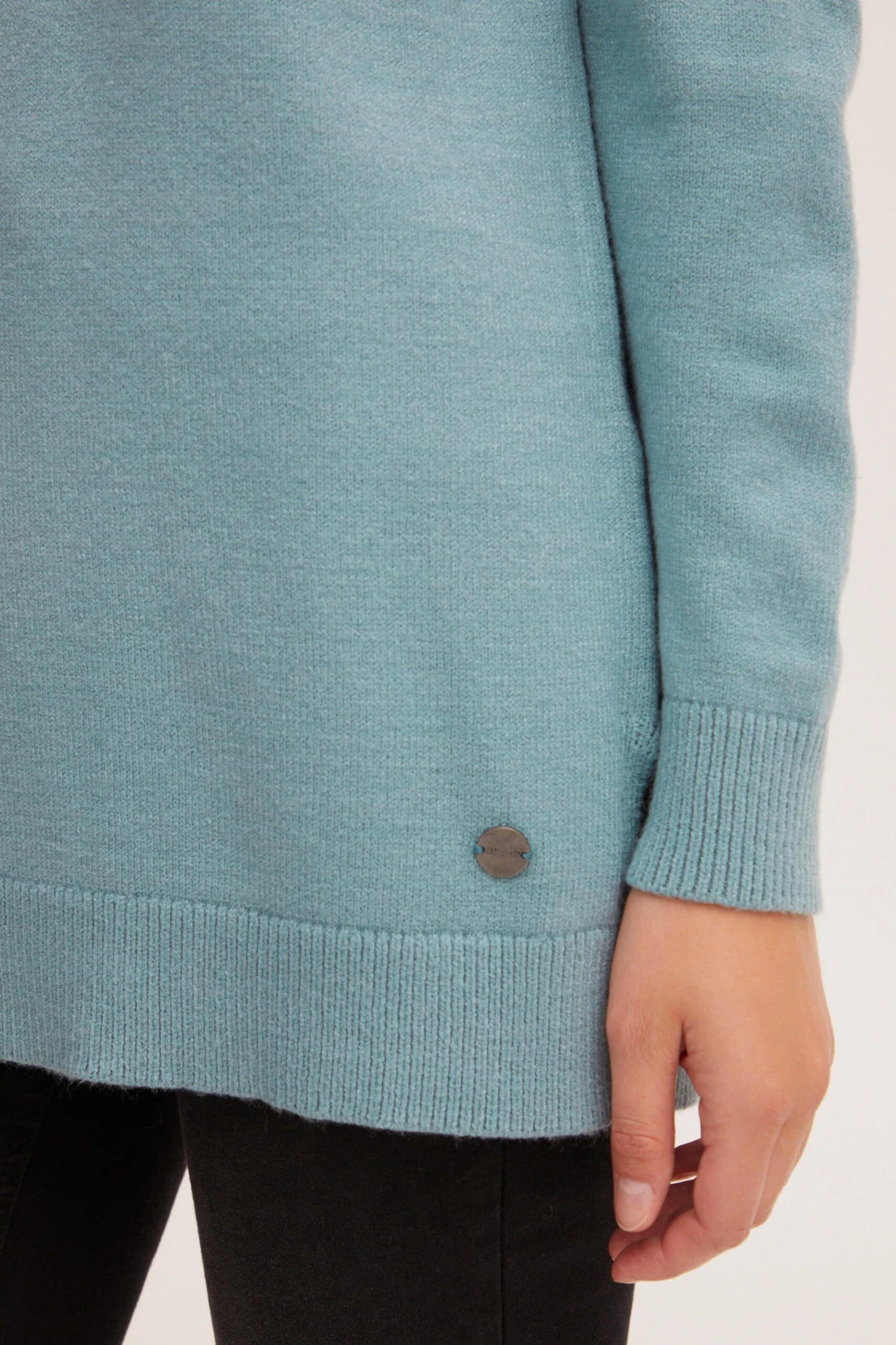 OXMO Pullover Strickpullover Ratina Frauen Blau – Bild 6