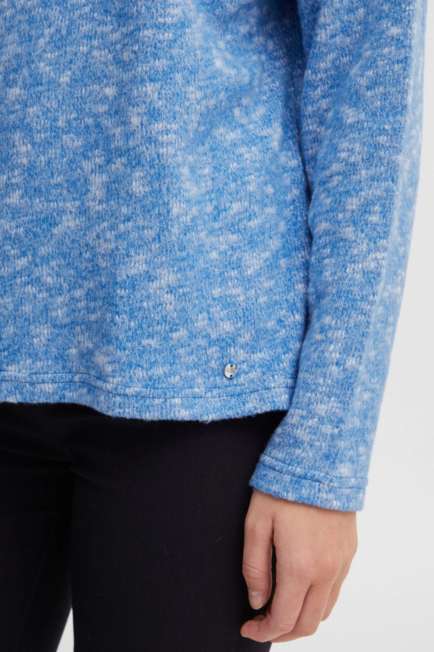 OXMO Pullover Strickpullover Oxsanne Frauen Kobaltblau – Bild 6