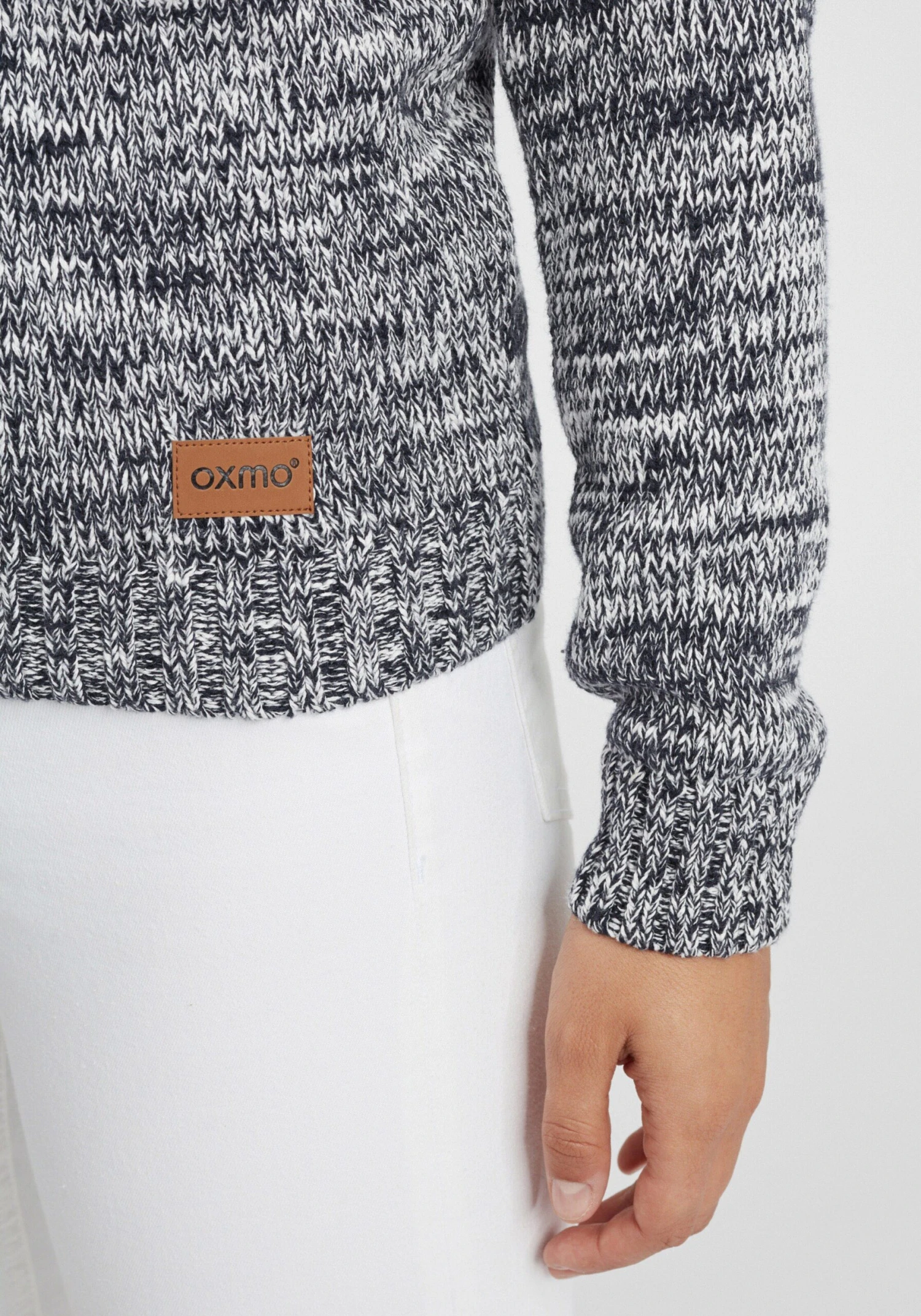 OXMO Strickjacken Strickjacke Phenix Frauen Blau / Grau – Bild 6