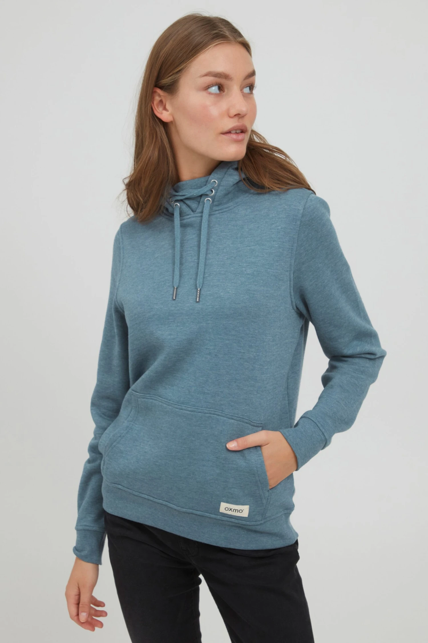 OXMO Hoodies Hoodie Owena Frauen Blau – Bild 2