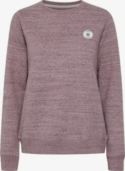 OXMO Sweatshirts Rundhalspullover Hella Frauen Braunmeliert