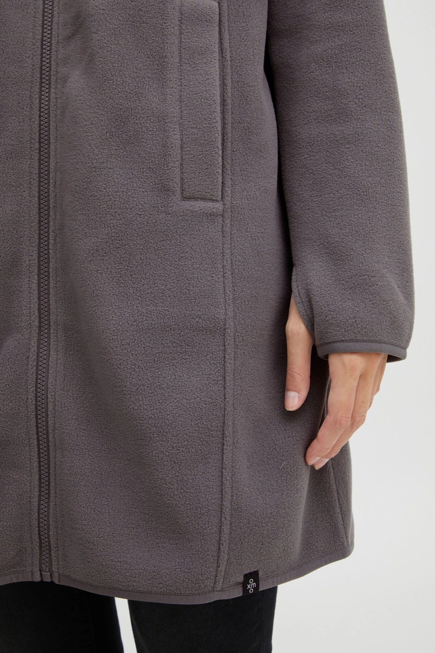 OXMO Übergangsjacken Fleecejacke Fine Frauen Grau – Bild 6