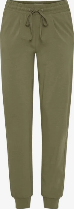 OXMO Stoffhosen Tapered Hose Oxodette Frauen Oliv
