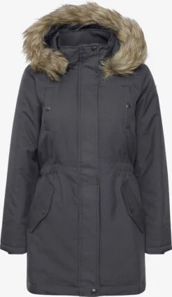 OXMO Winterjacken Winterjacke Maribel Frauen Grau