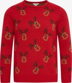 OXMO Pullover Strickpullover Christel Frauen Rot