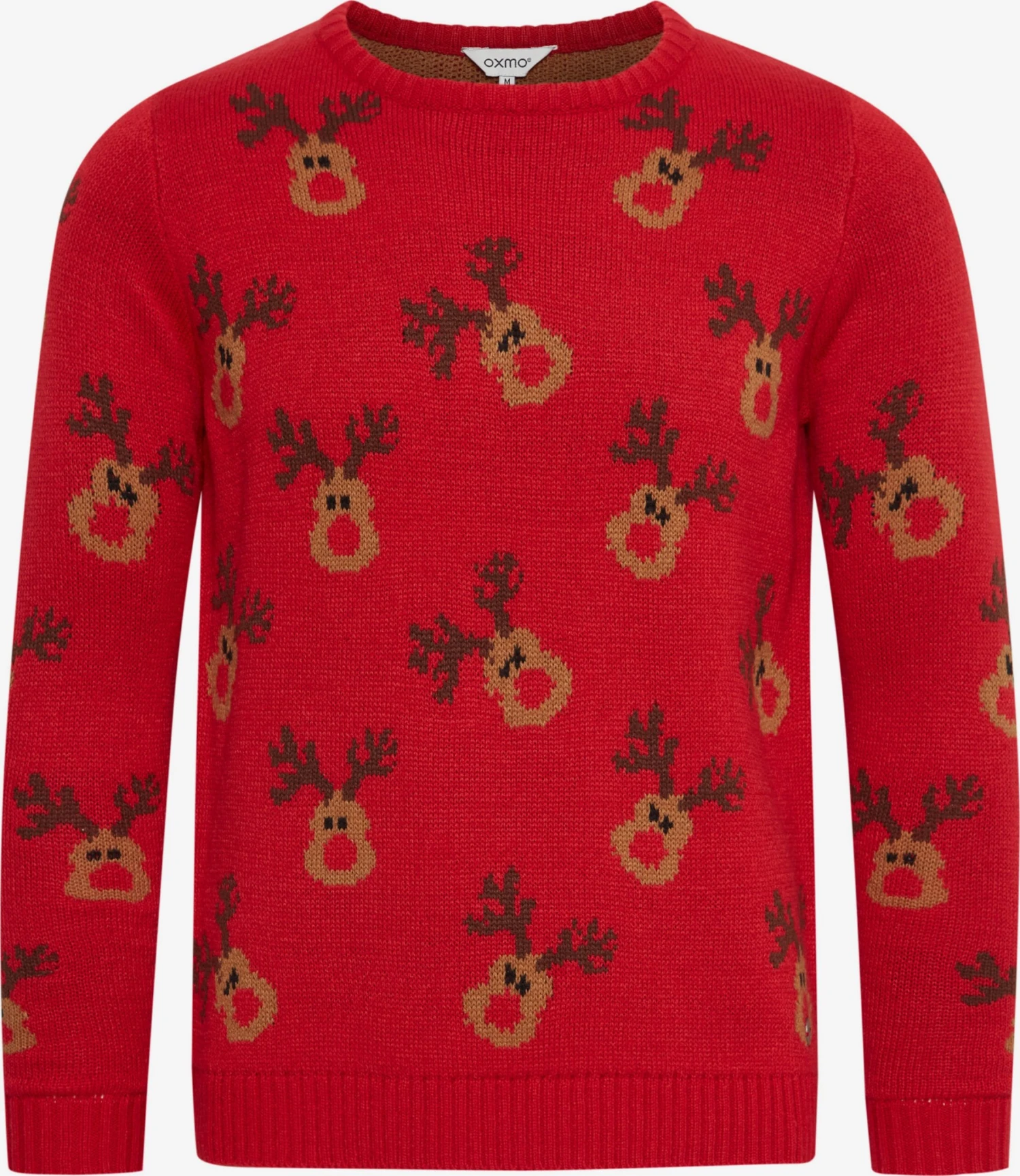 OXMO Pullover Strickpullover Christel Frauen Rot