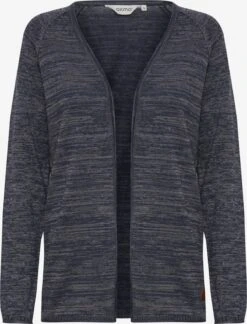 OXMO Strickjacken Strickjacke Danila Frauen Blau