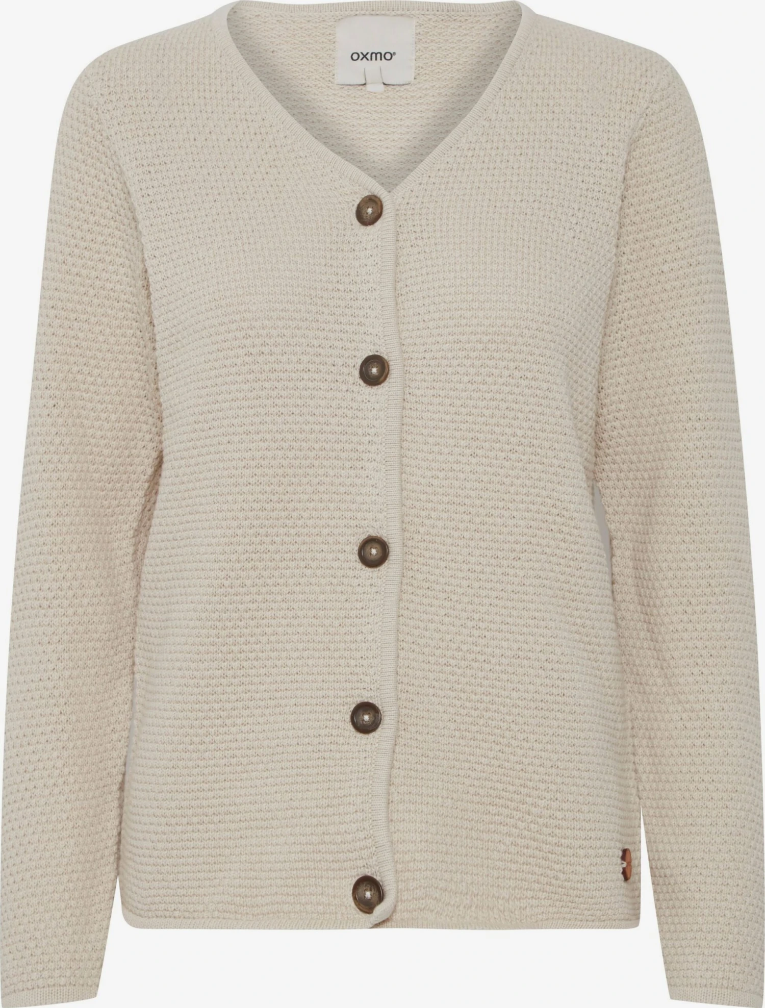 OXMO Strickjacken Strickjacke Oxhelga Frauen Beige