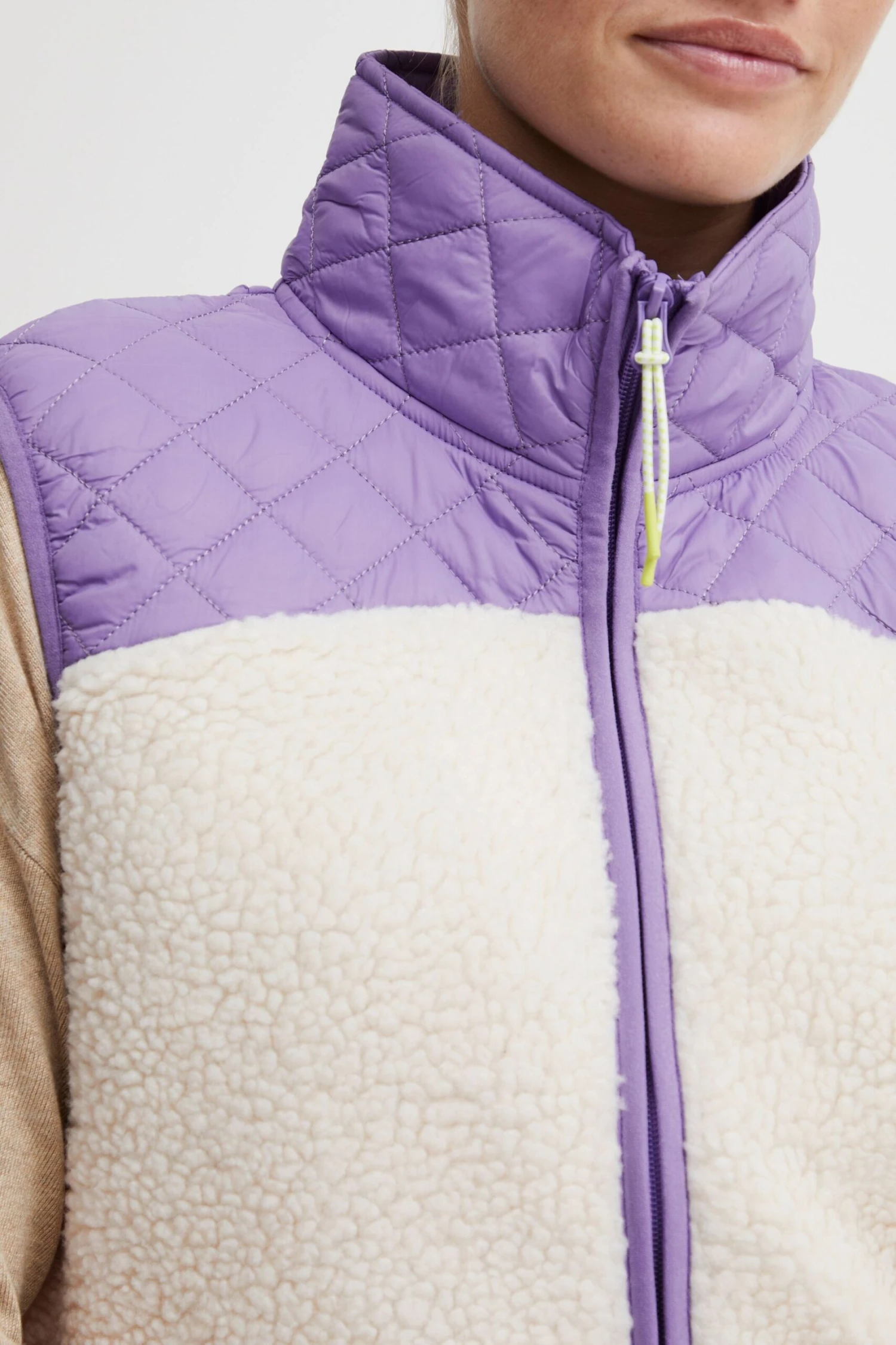 OXMO Westen Fleeceweste Oxbetty Frauen Mischfarben – Bild 5