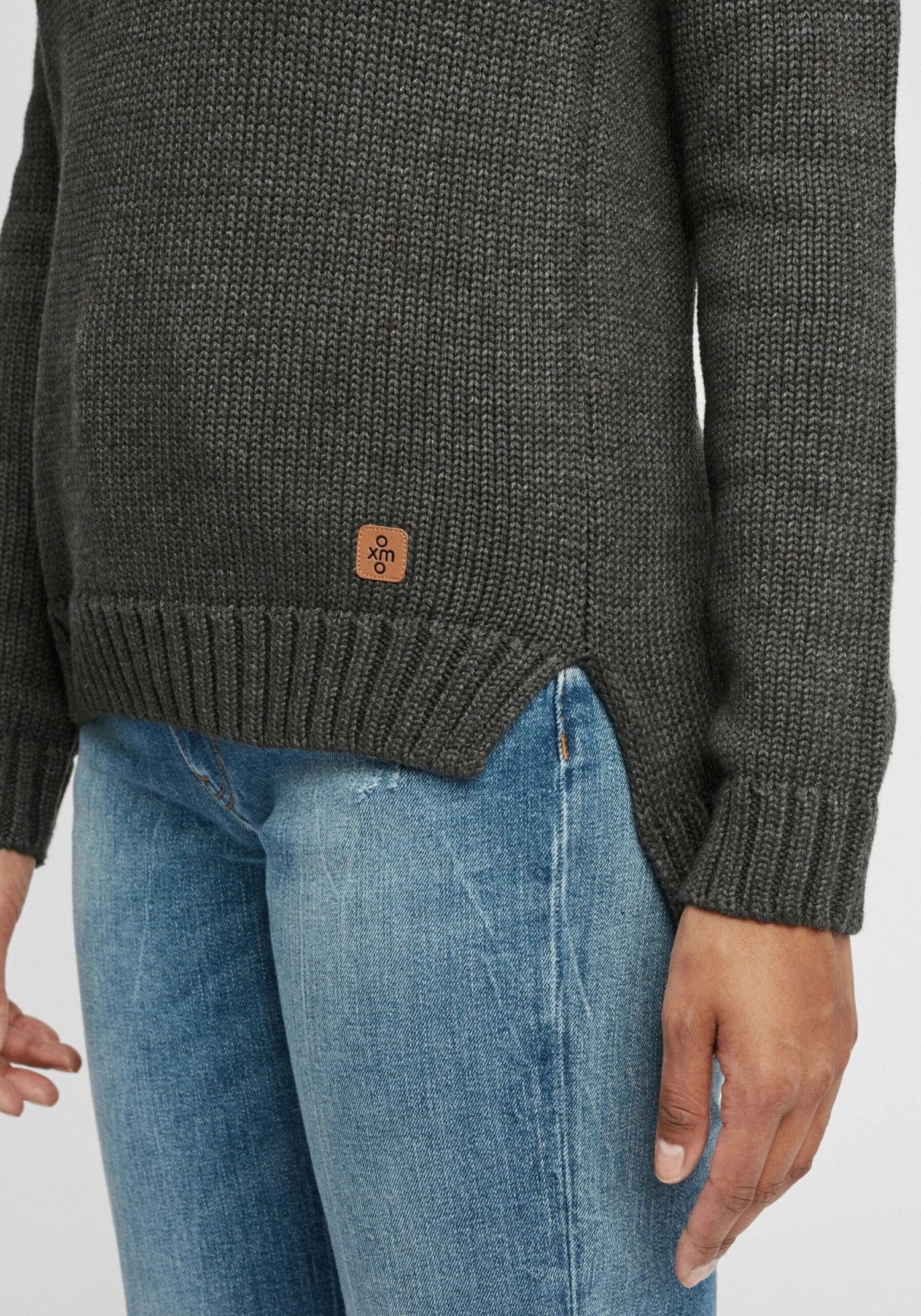 OXMO Pullover Rollkragenpullover OXPIA Frauen Grau – Bild 6