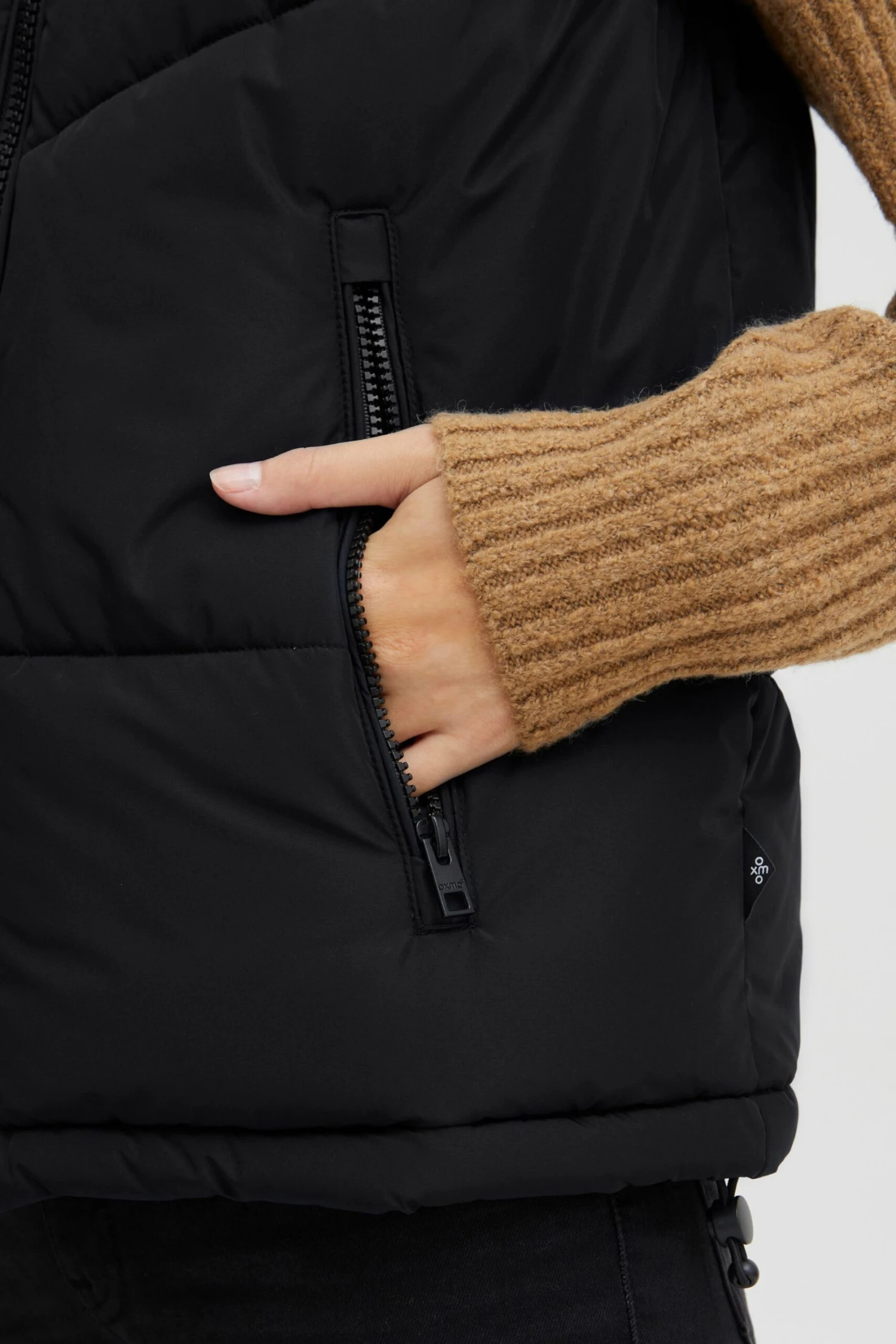 OXMO Westen Steppweste Ox-Juliette Frauen Schwarz – Bild 5