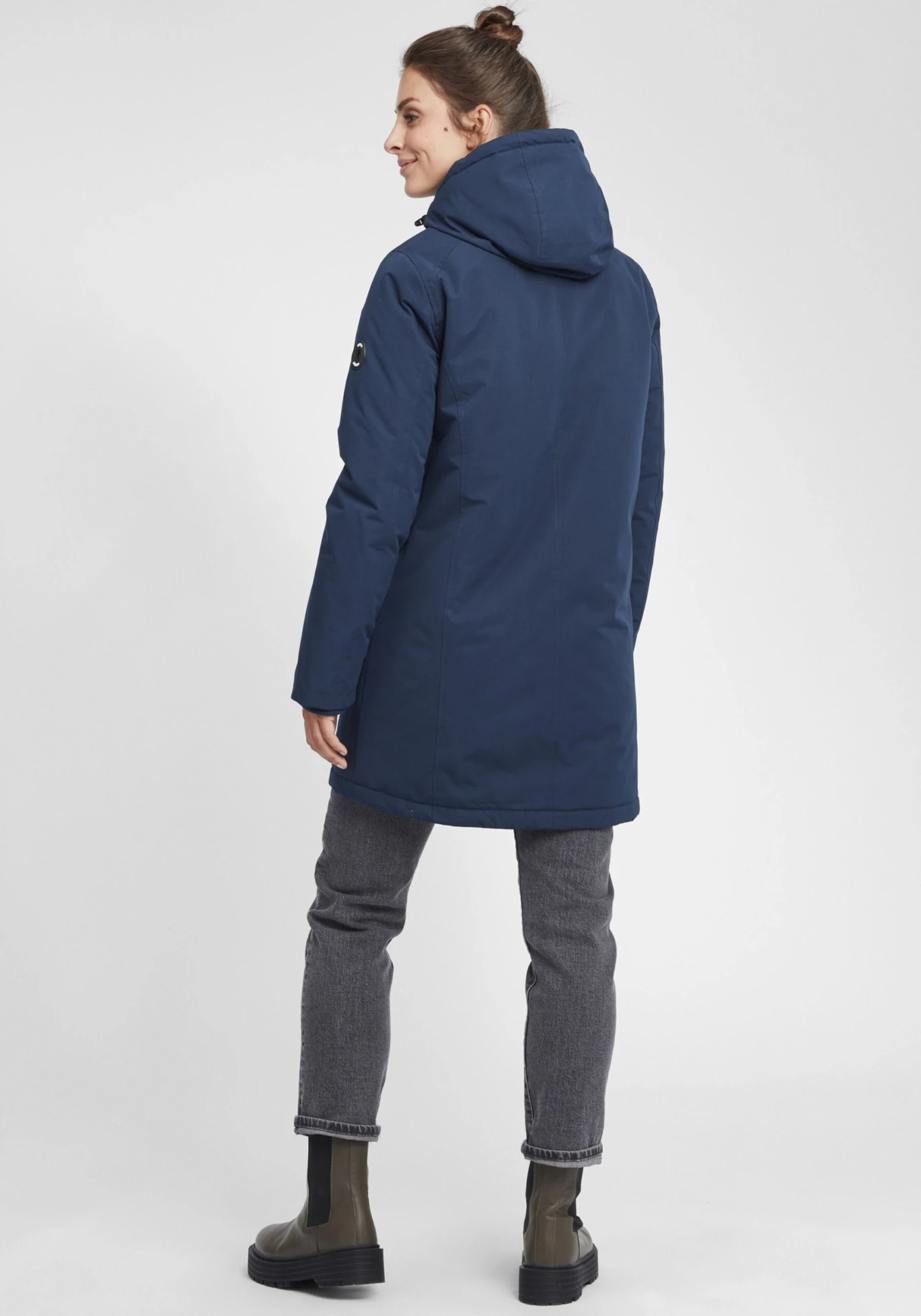 OXMO Jacken Parka Tamila Frauen Dunkelblau – Bild 4