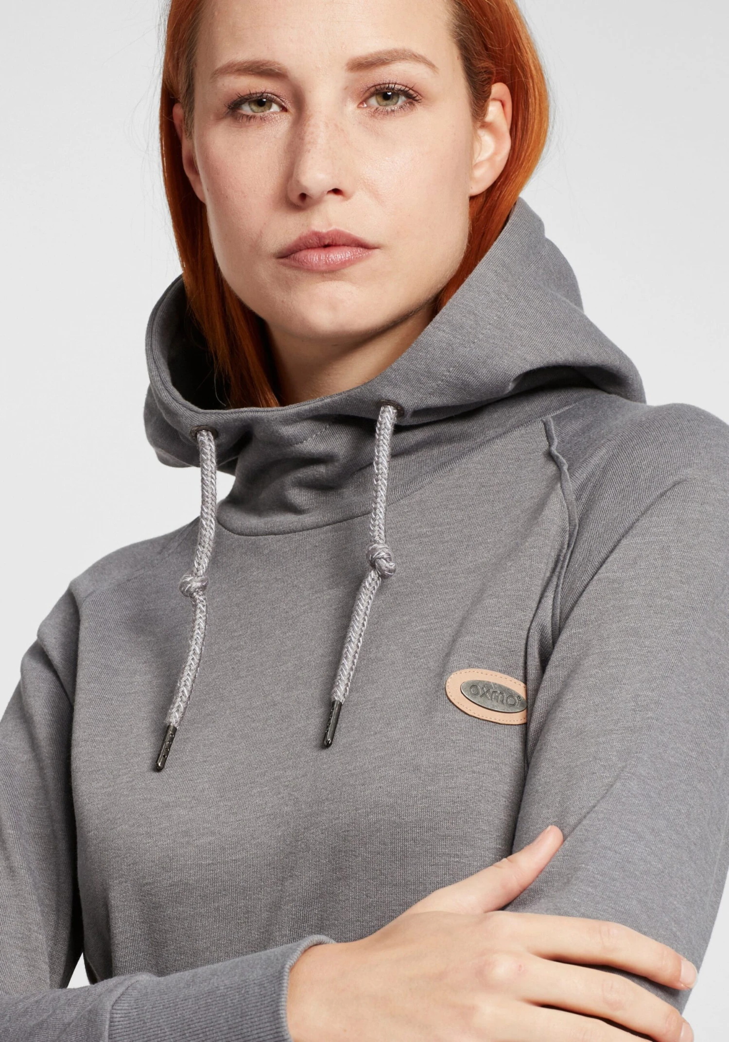 OXMO Hoodies Hoodie Puja Frauen Grau – Bild 5