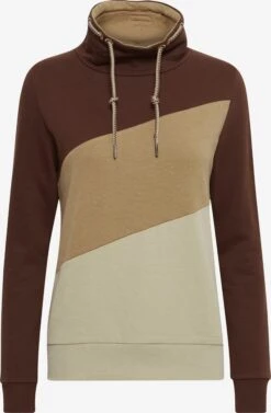 OXMO Pullover Hoodie Agda Frauen Braun