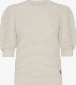 OXMO Pullover Strickpullover Frauen Beige