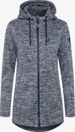 OXMO Outdoorjacken Fleecejacke Kaira Frauen Schwarz