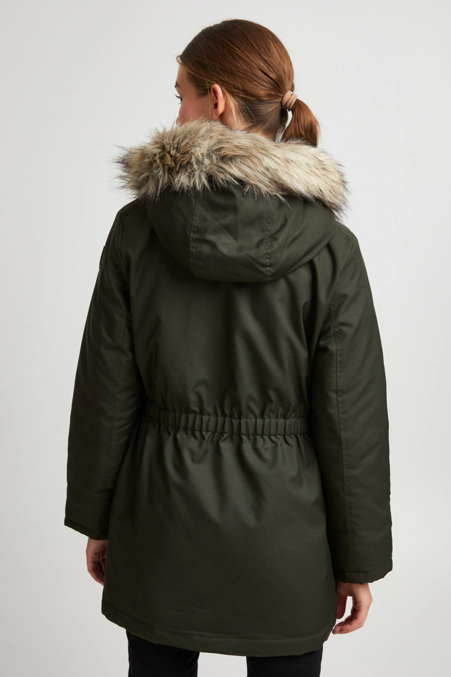 OXMO Winterjacken Winterjacke MARIBEL Frauen Grün – Bild 4