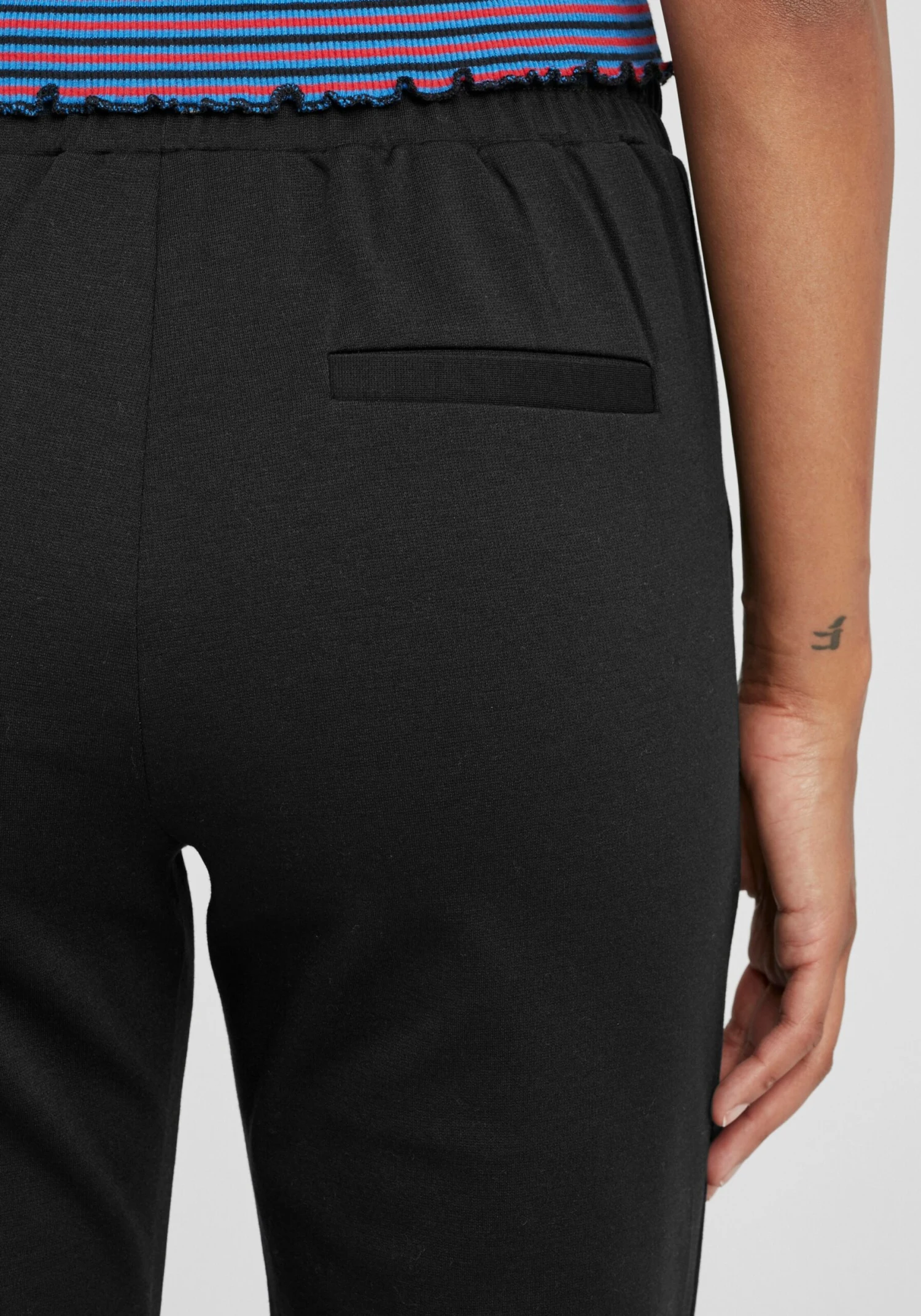 OXMO Jogginghosen Loosefit Hose Anita Frauen Schwarz – Bild 5