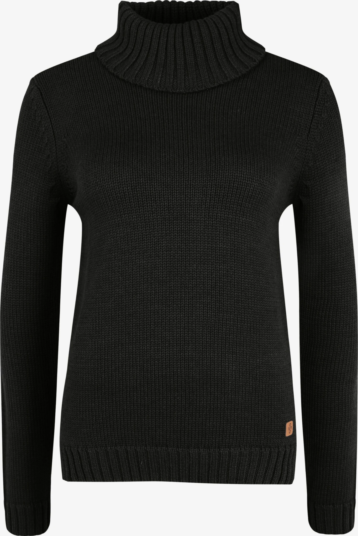 OXMO Pullover Rollkragenpullover OXPIA Frauen Schwarz