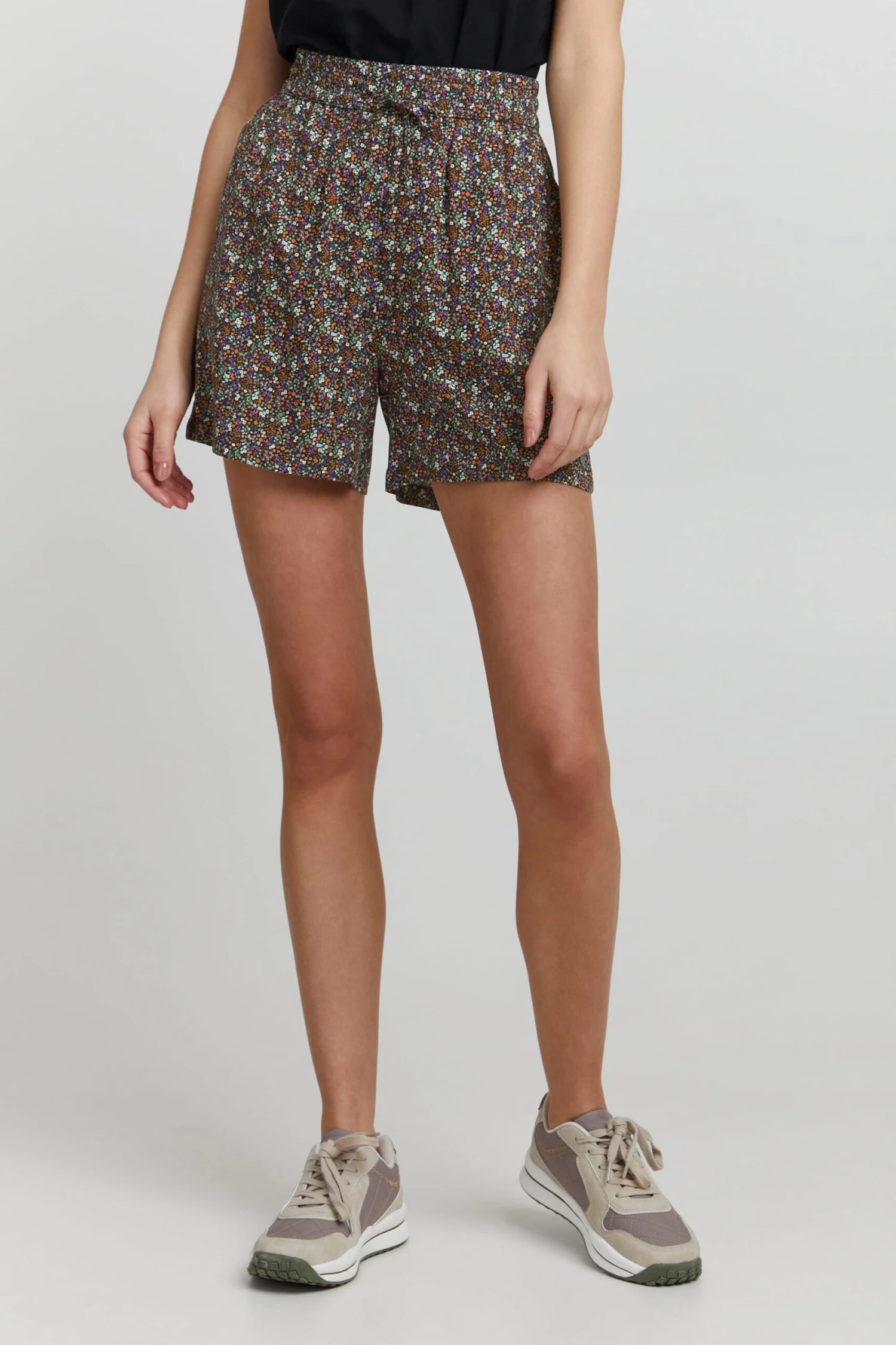 OXMO Shorts Loosefit Hose Eldird Frauen Mischfarben – Bild 2