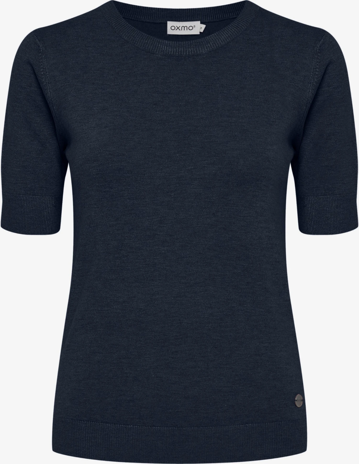 OXMO Pullover Strickpullover Helin Frauen Dunkelblau