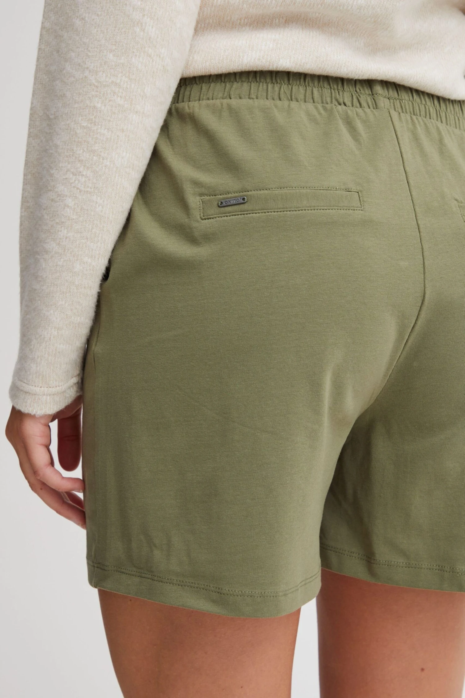 OXMO Hosen Regular Shorts Oxodine Frauen Khaki – Bild 6