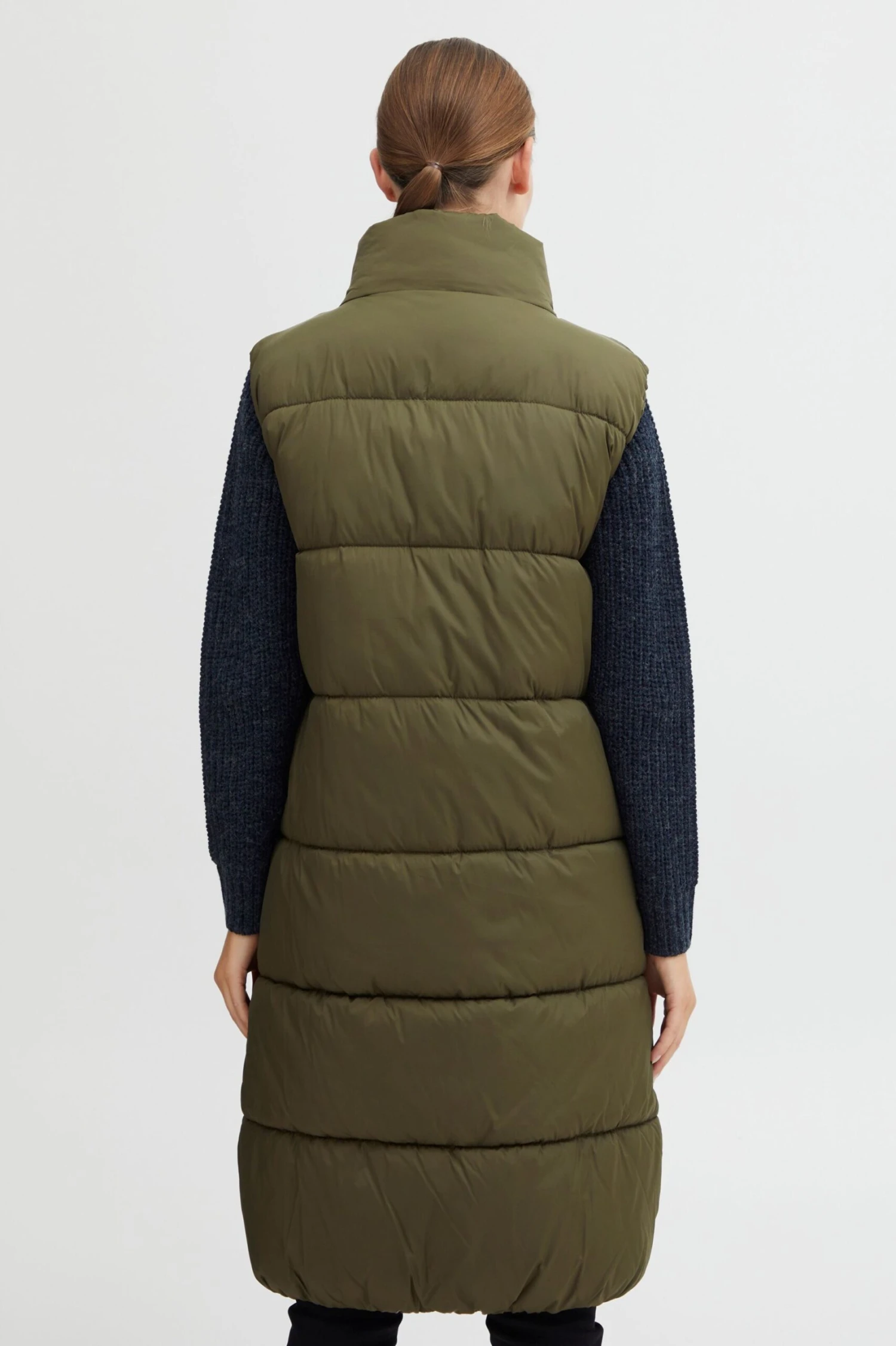 OXMO Westen Steppweste Bodani Frauen Oliv – Bild 3