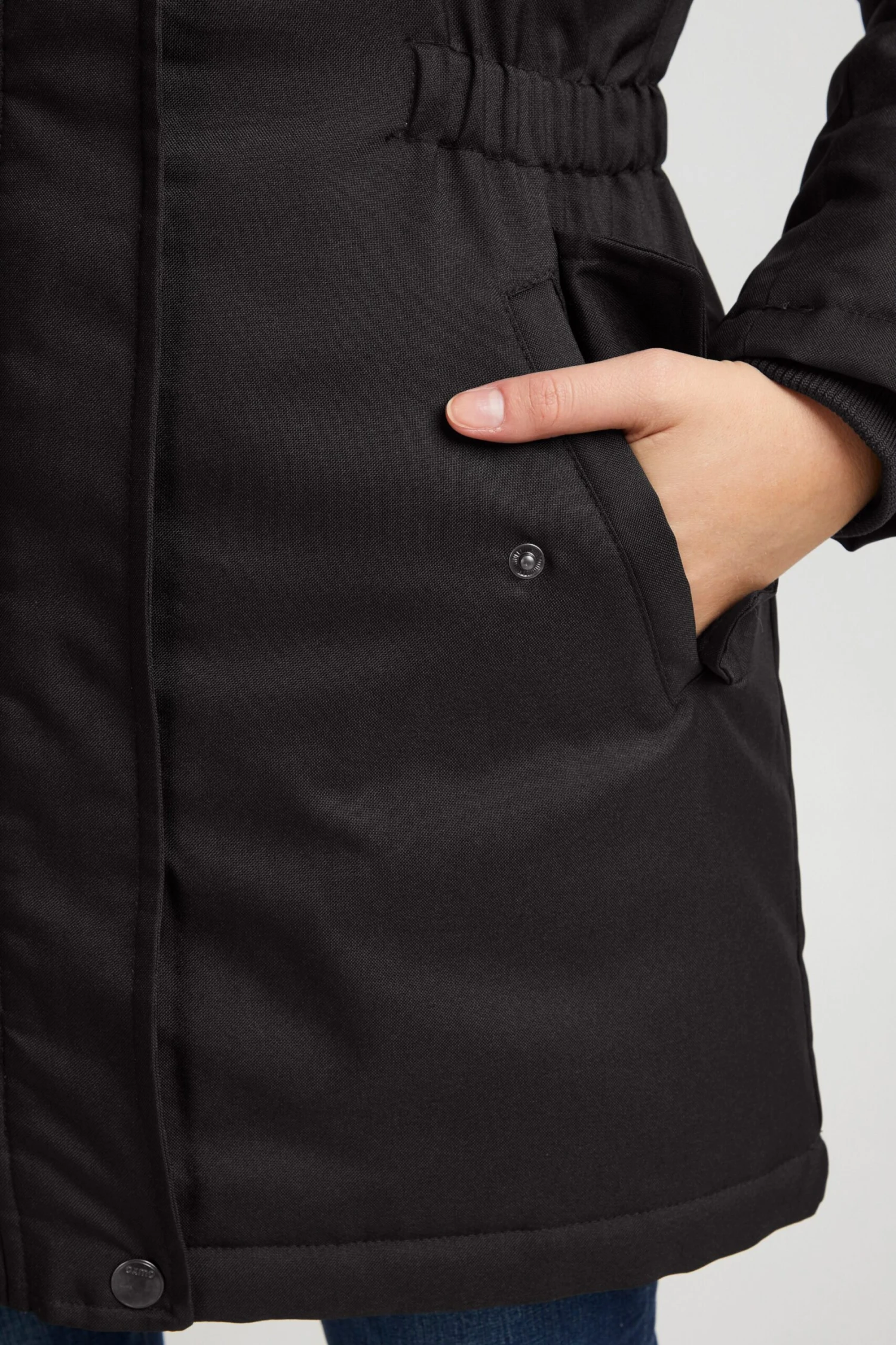 OXMO Winterjacken Winterjacke Maribel Frauen Schwarz – Bild 6