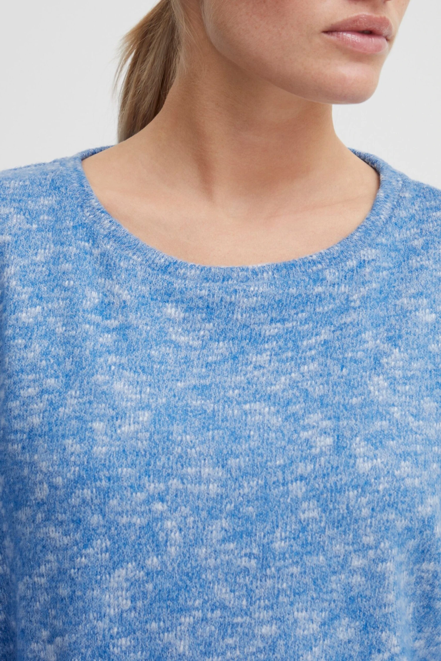 OXMO Pullover Strickpullover Oxsanne Frauen Kobaltblau – Bild 5