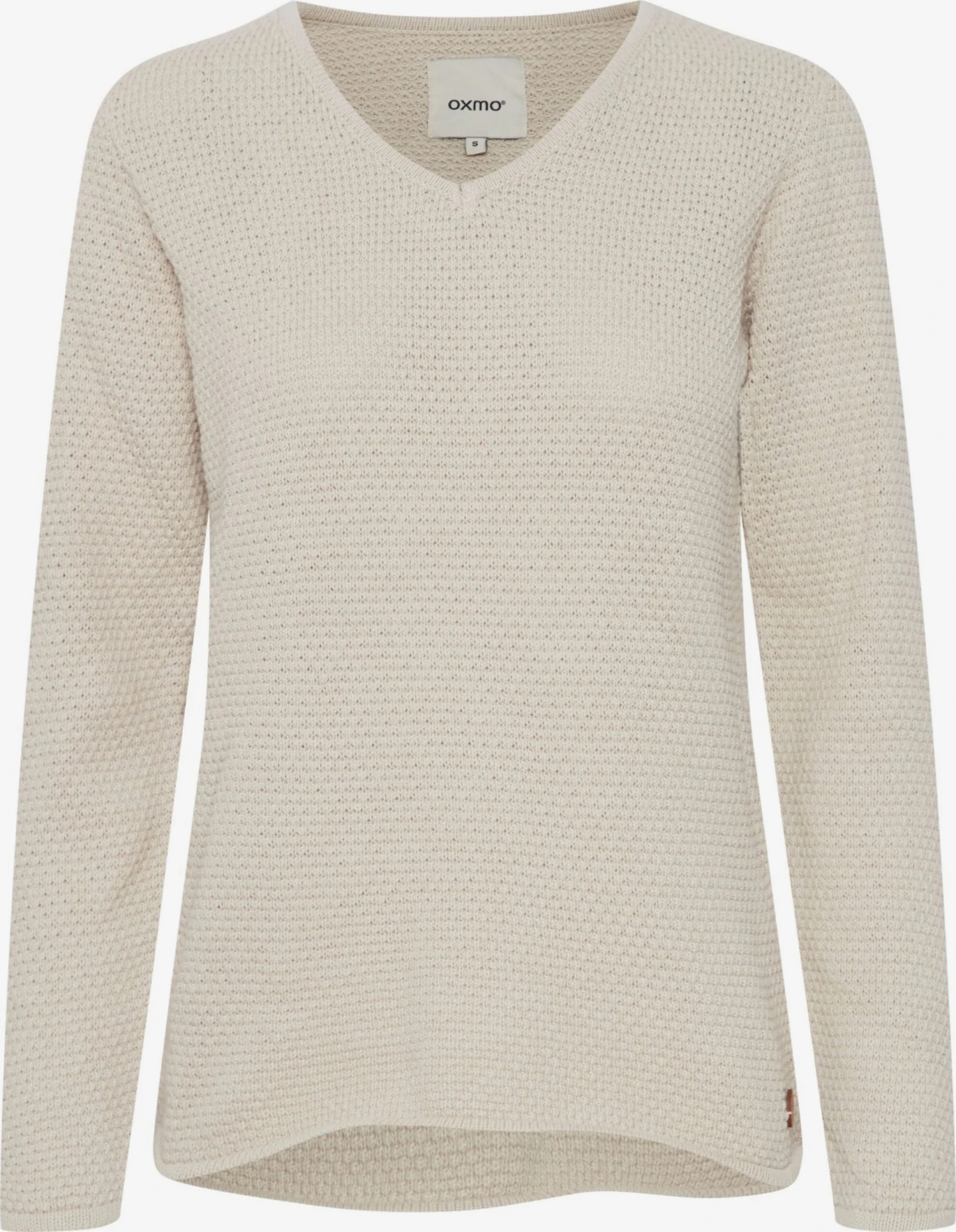 OXMO Pullover Strickpullover Hanna Frauen Beige