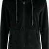 OXMO Sweatjacken Kapuzensweatjacke Nicky Frauen Schwarz